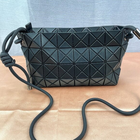 New Issey Miyake Black Tofu Tote Shoulder Crossbody Bag